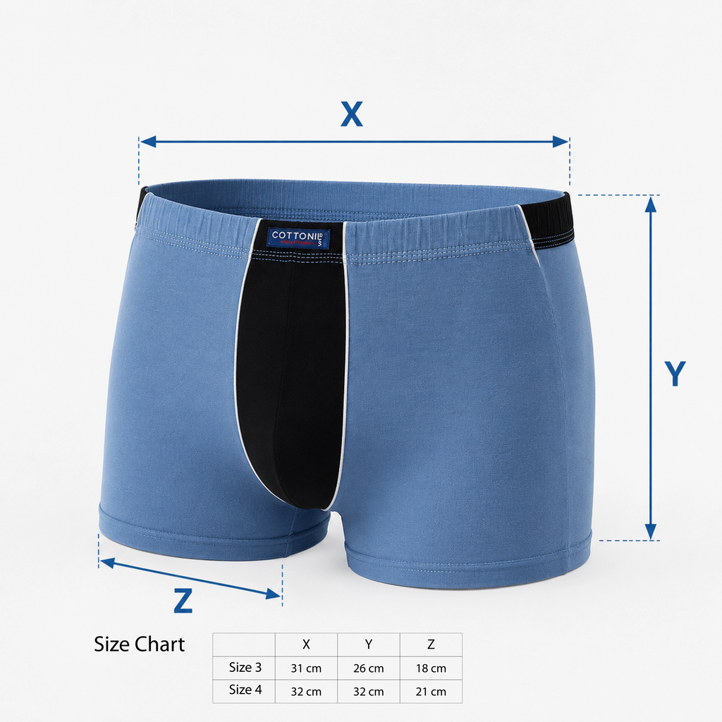 Men's Boxer "Digital" — 100% Egyptian Cotton, Super Soft