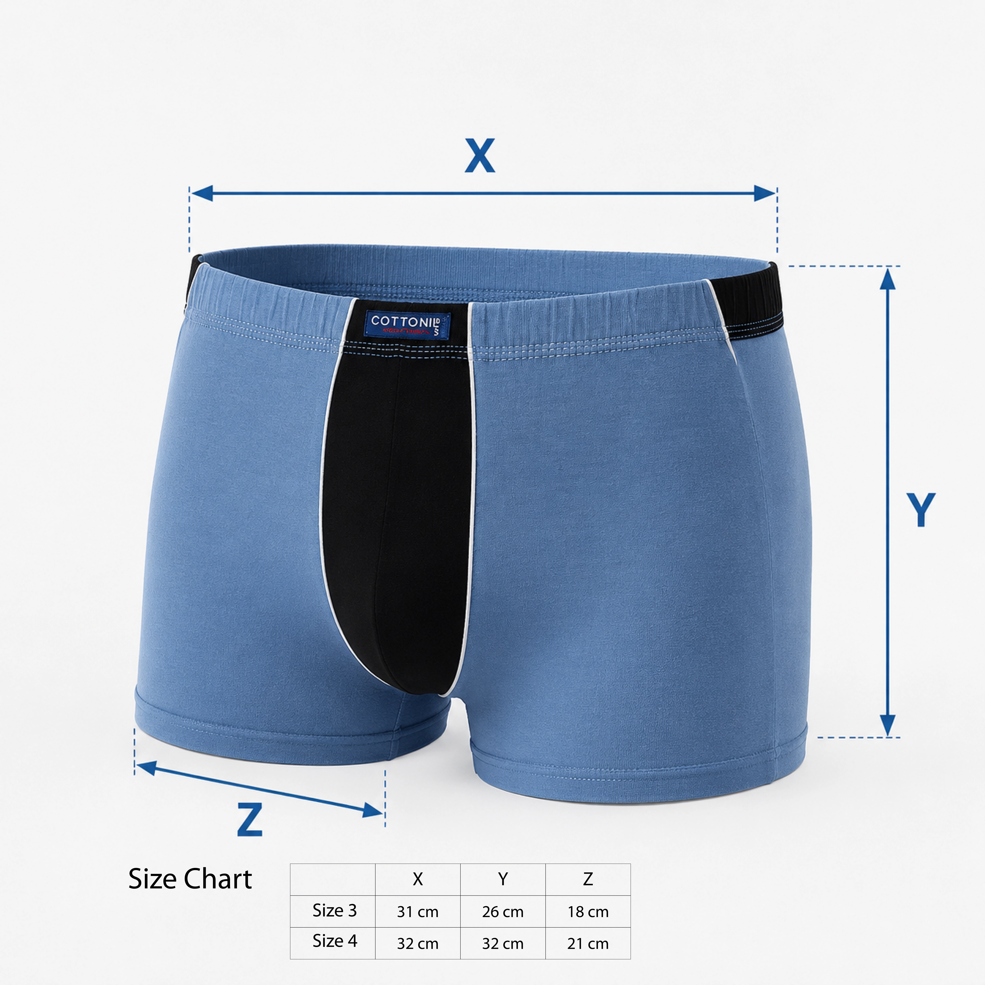Men's Boxer "Digital" — 100% Egyptian Cotton, Super Soft