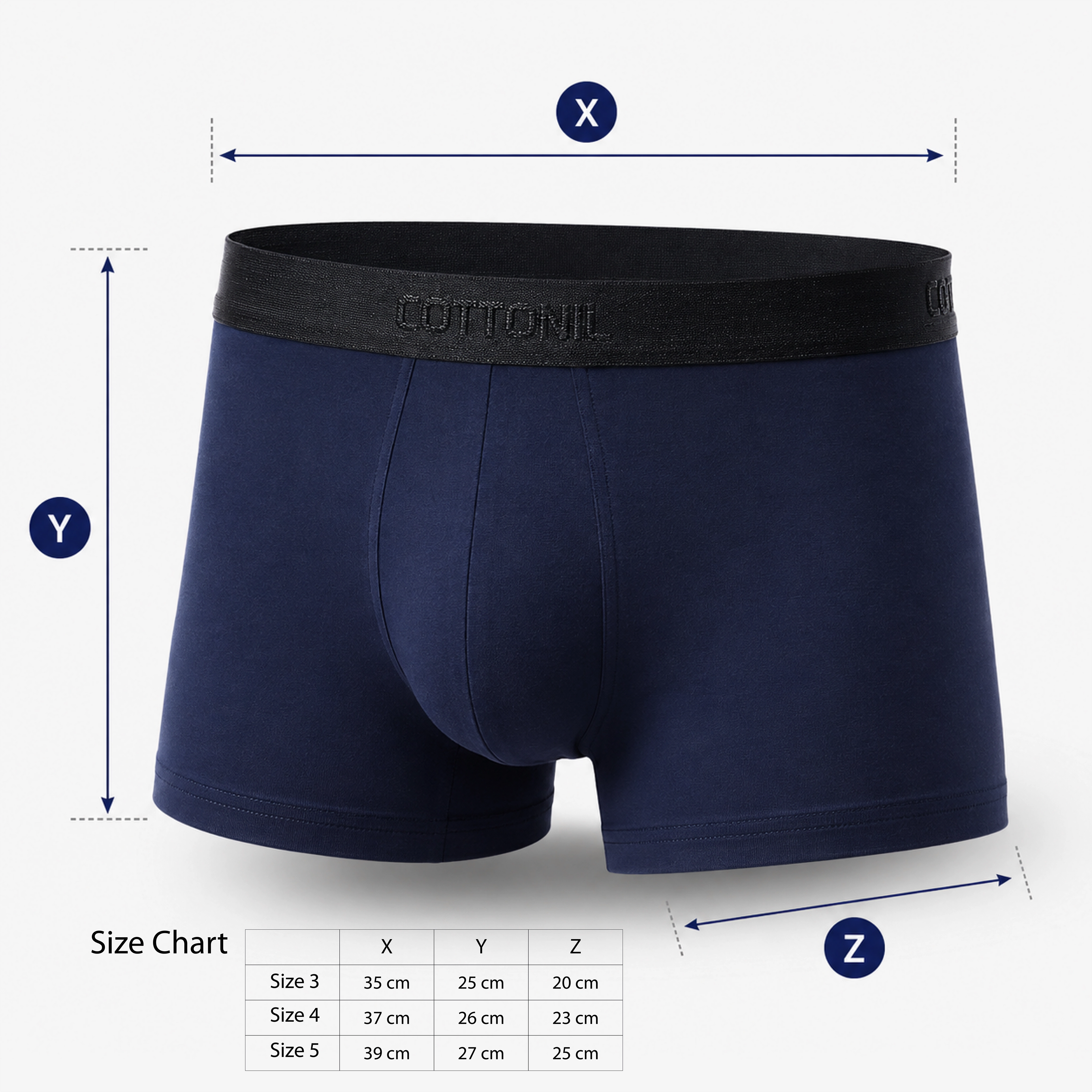 Unifarbene Herren-Boxershorts – Ägyptische Baumwolle, Superweich