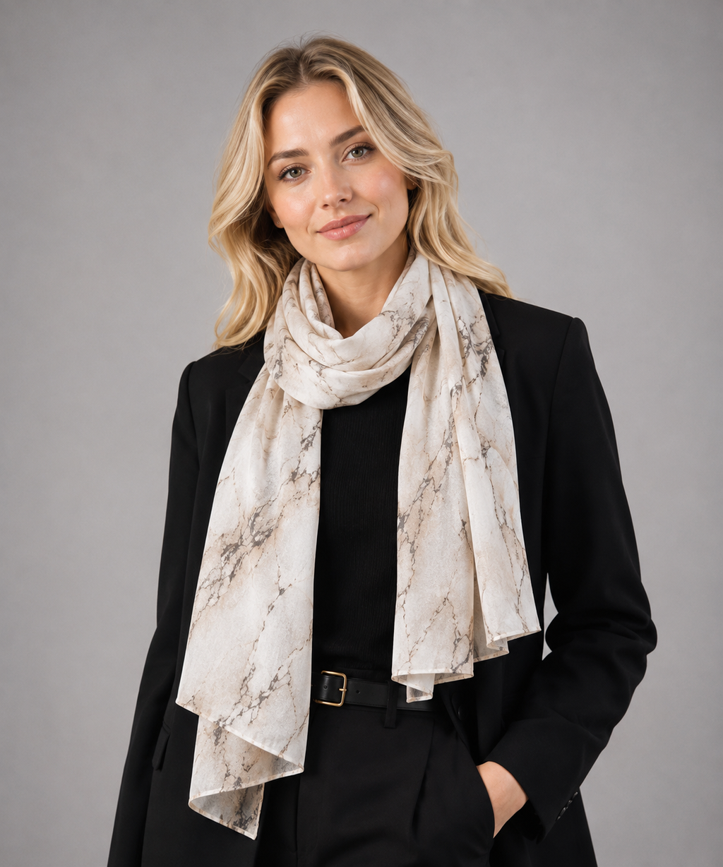 Bedruckter Modal-Hijab-Schal — Le Voile