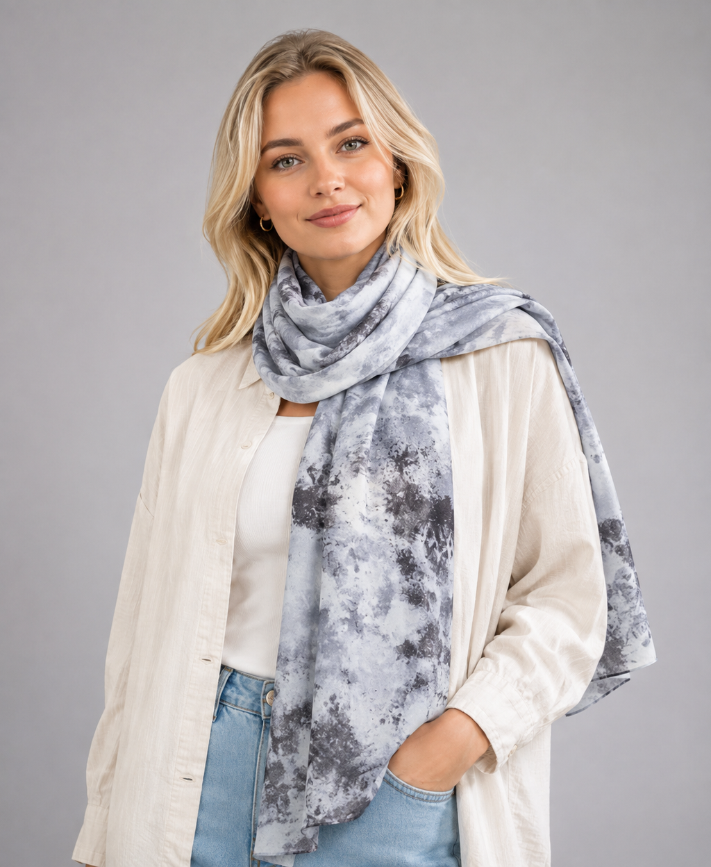 Bedruckter Modal-Hijab-Schal — Le Voile