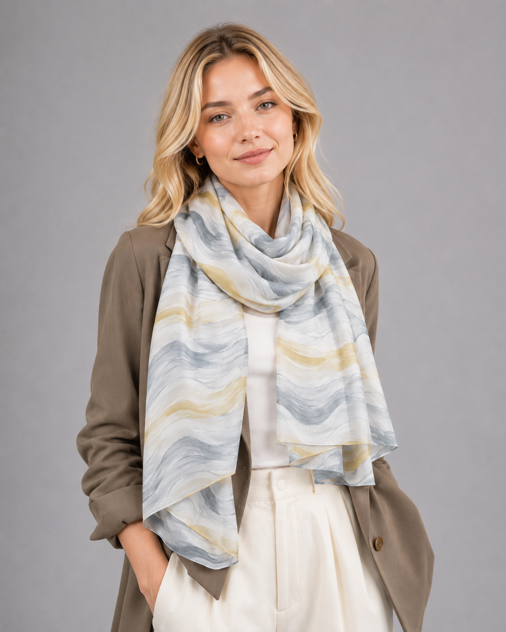 Bedruckter Modal-Hijab-Schal — Le Voile