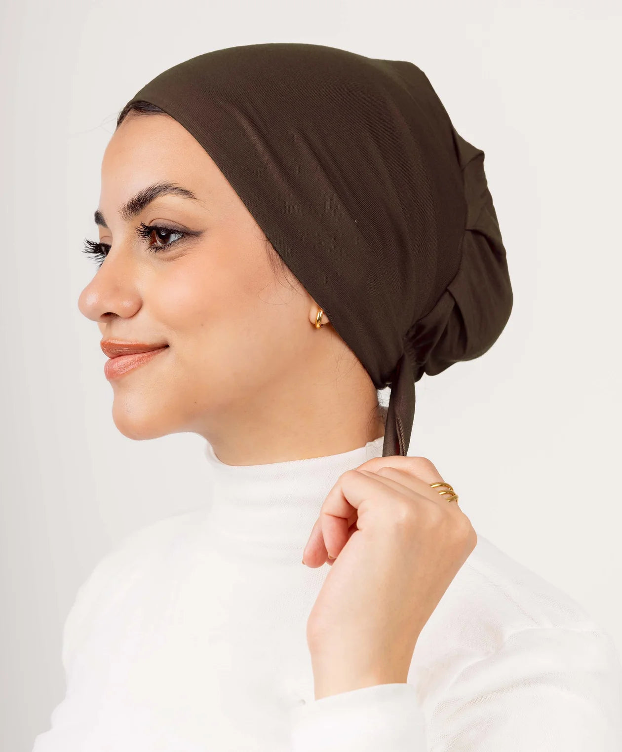 Le Voile No-Thread Underscarf with Tie-Back