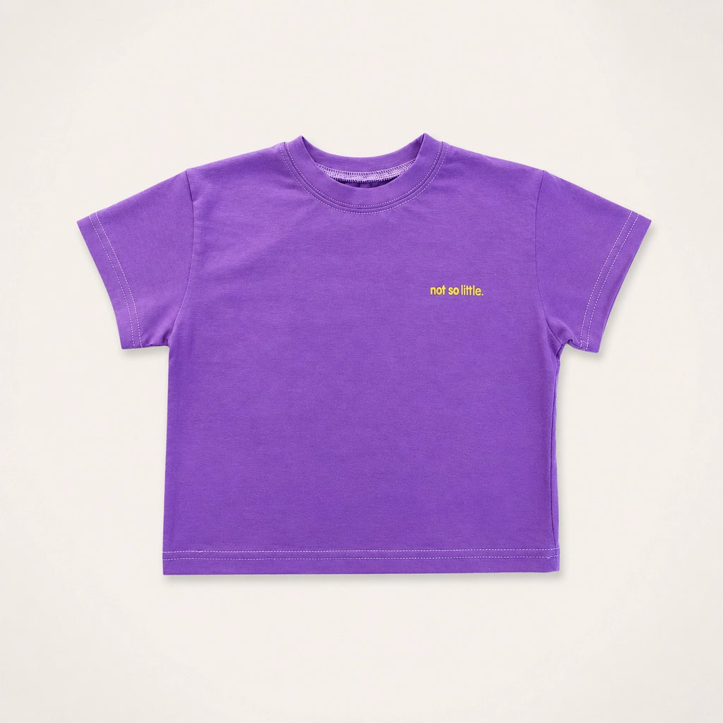 T-shirt plain purple