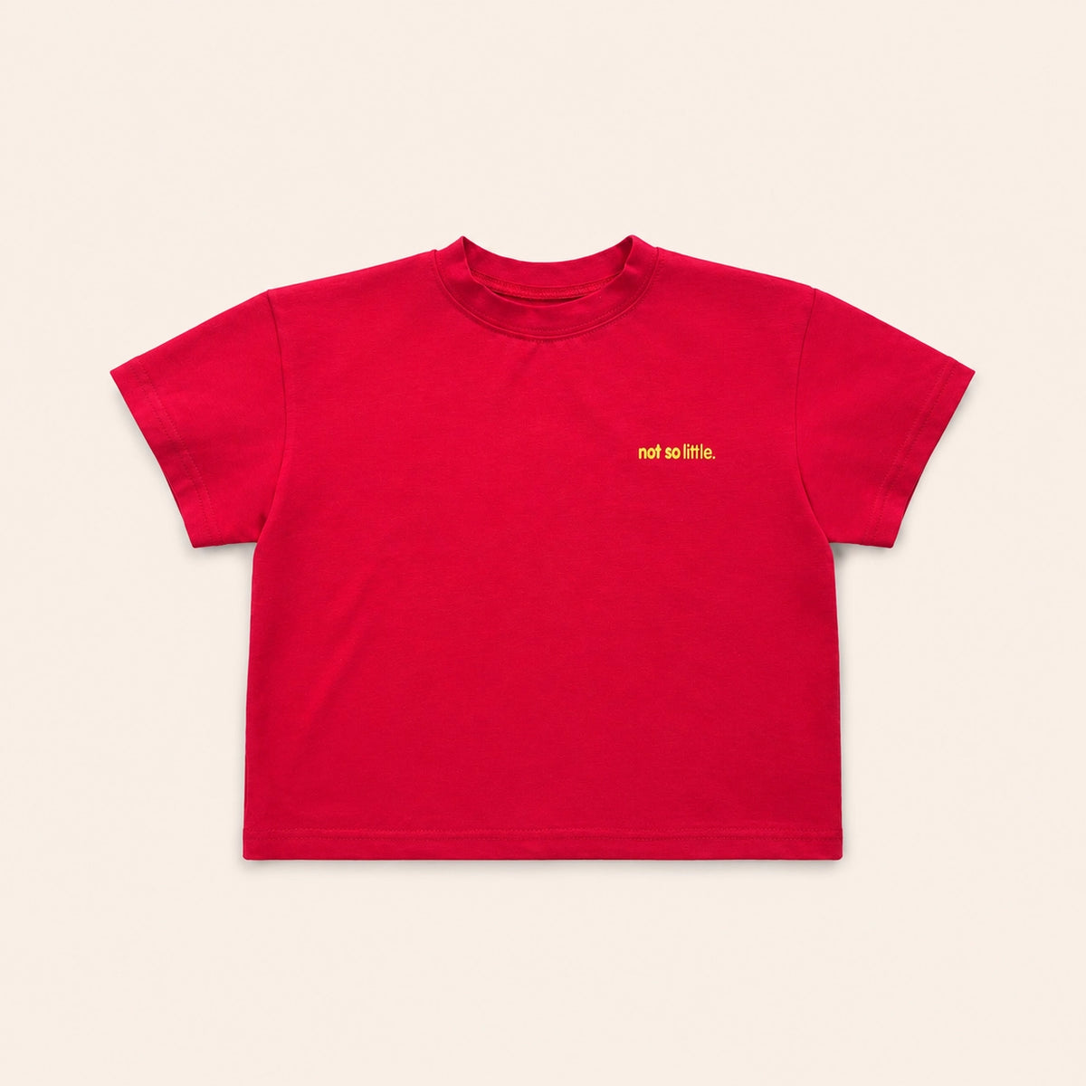 T-shirt plain red