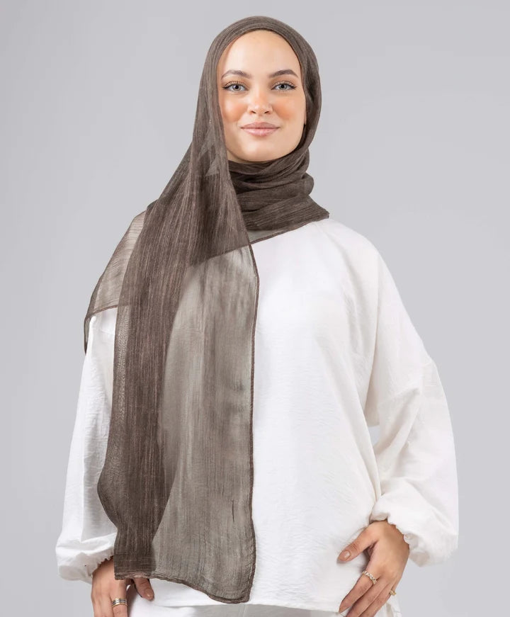 Linen Cotton Hijab Scarf — Le Voile