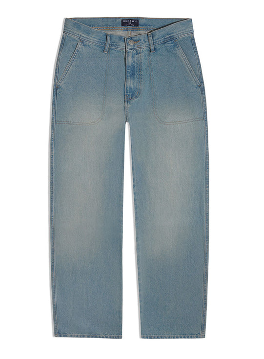 Blue 2 D49-Jeans Wide Leg Pant