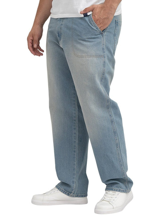 Blue 2 D49-Jeans Wide Leg Pant