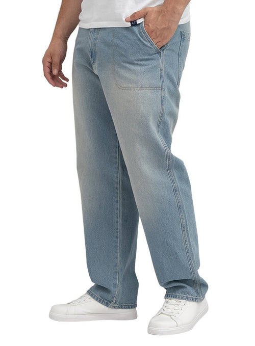 Blue 2 D49-Jeans Wide Leg Pant