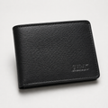 Men's Compact Genuine Leather Bifold Wallet — 9 Card Slots