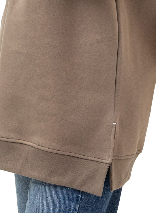 Cappuccino Long V-Over Size Sw-Round