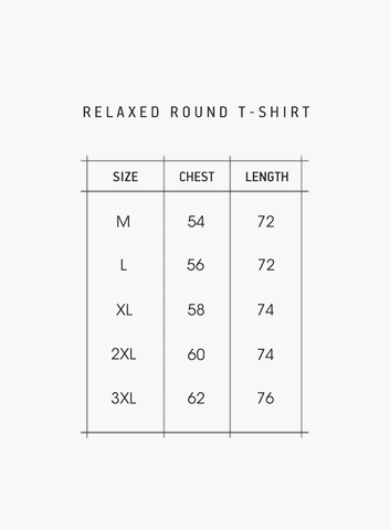 Light Latte Relaxed Round T-Shirt