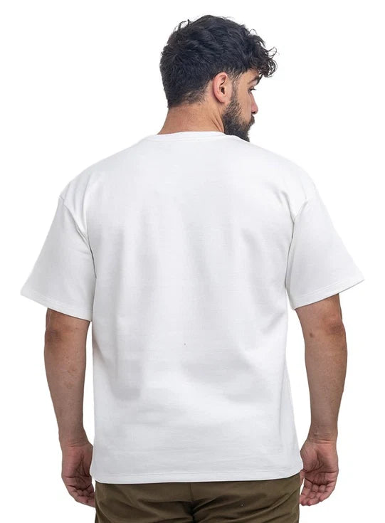 Off-White Over Size Round T-Shirt