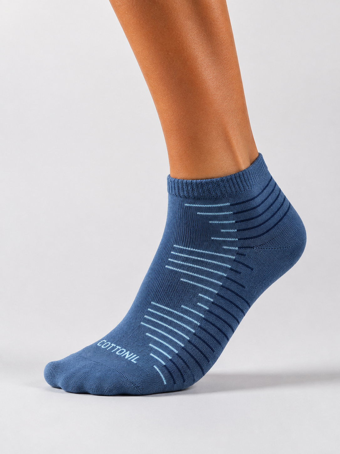 Men's Cushioned Ankle Socks — Breathable Egyptian Cotton
