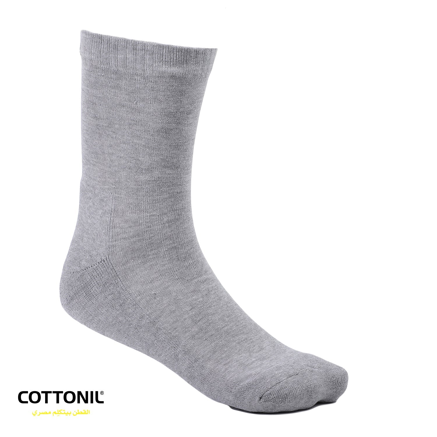 Men's Crew Socks — Cushioned Sole, Egyptian Cotton