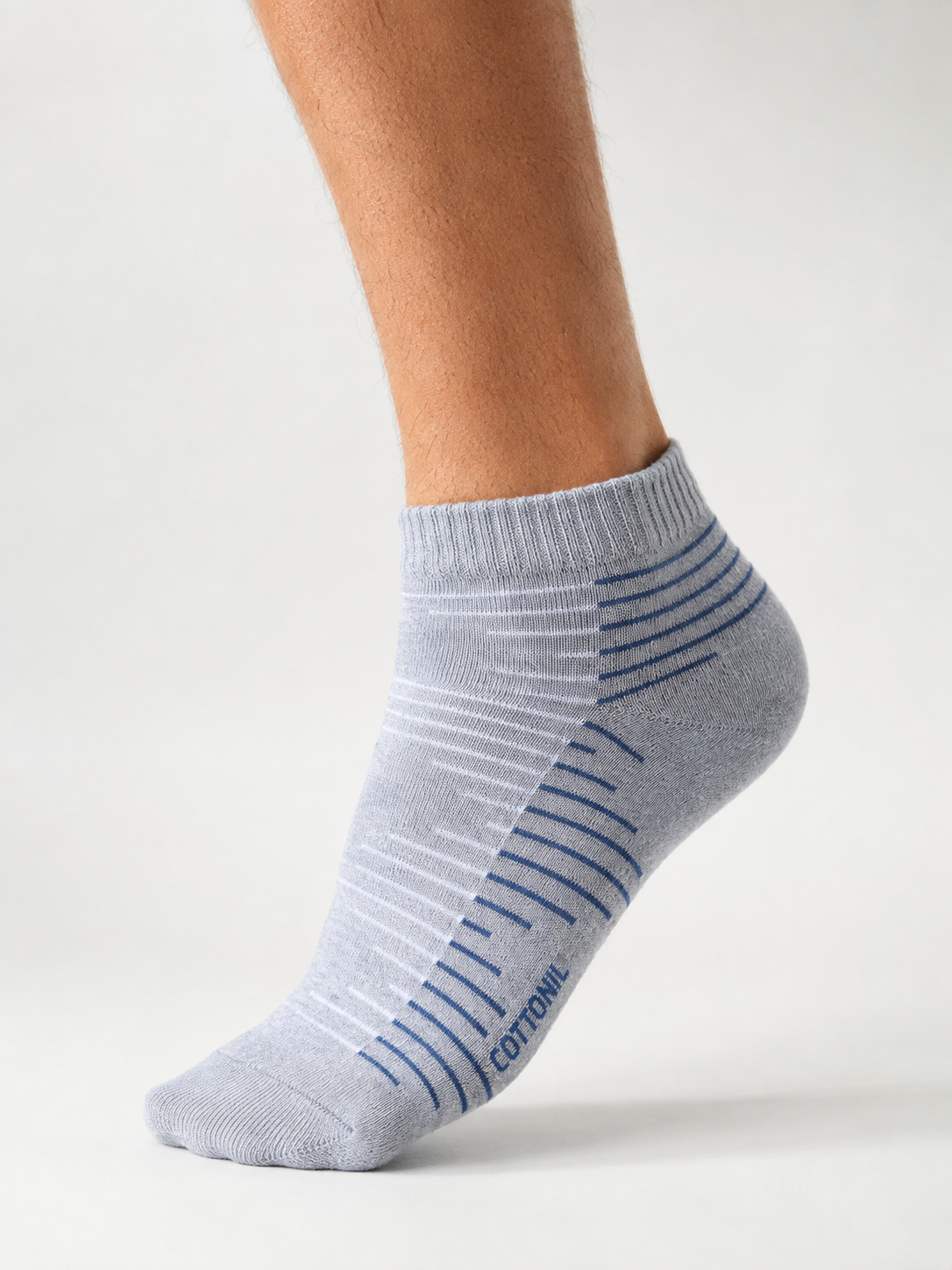 Men's Cushioned Ankle Socks — Breathable Egyptian Cotton