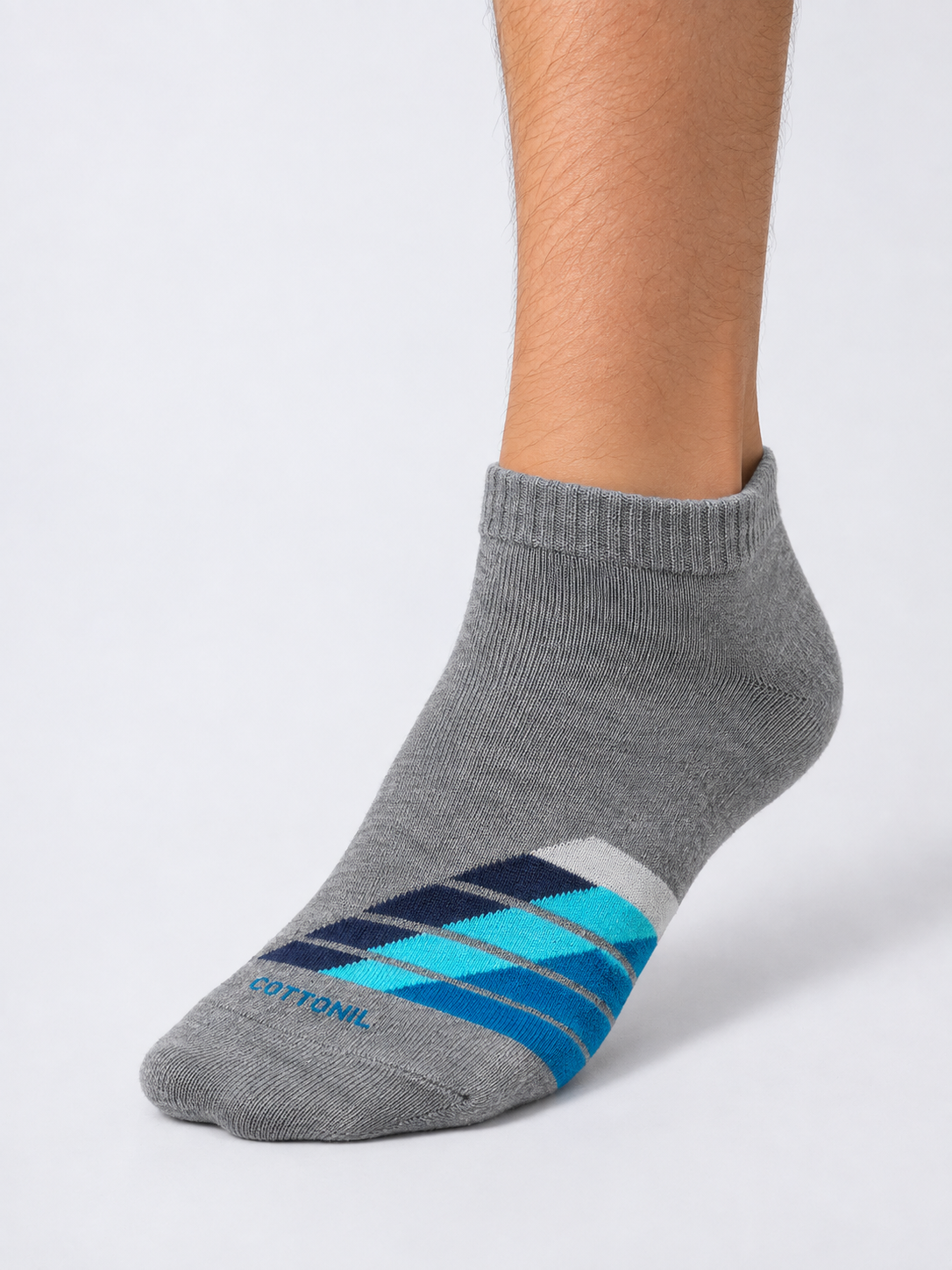 Vector - Men's Cushioned Ankle Socks — Breathable Egyptian Cotton