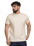 Light Latte Relaxed Round T-Shirt