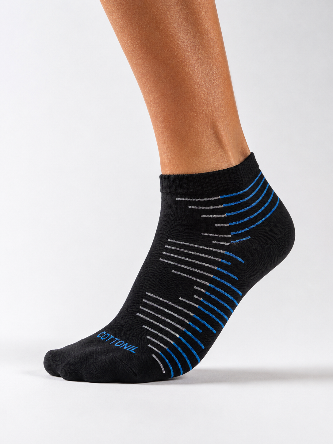 Men's Cushioned Ankle Socks — Breathable Egyptian Cotton