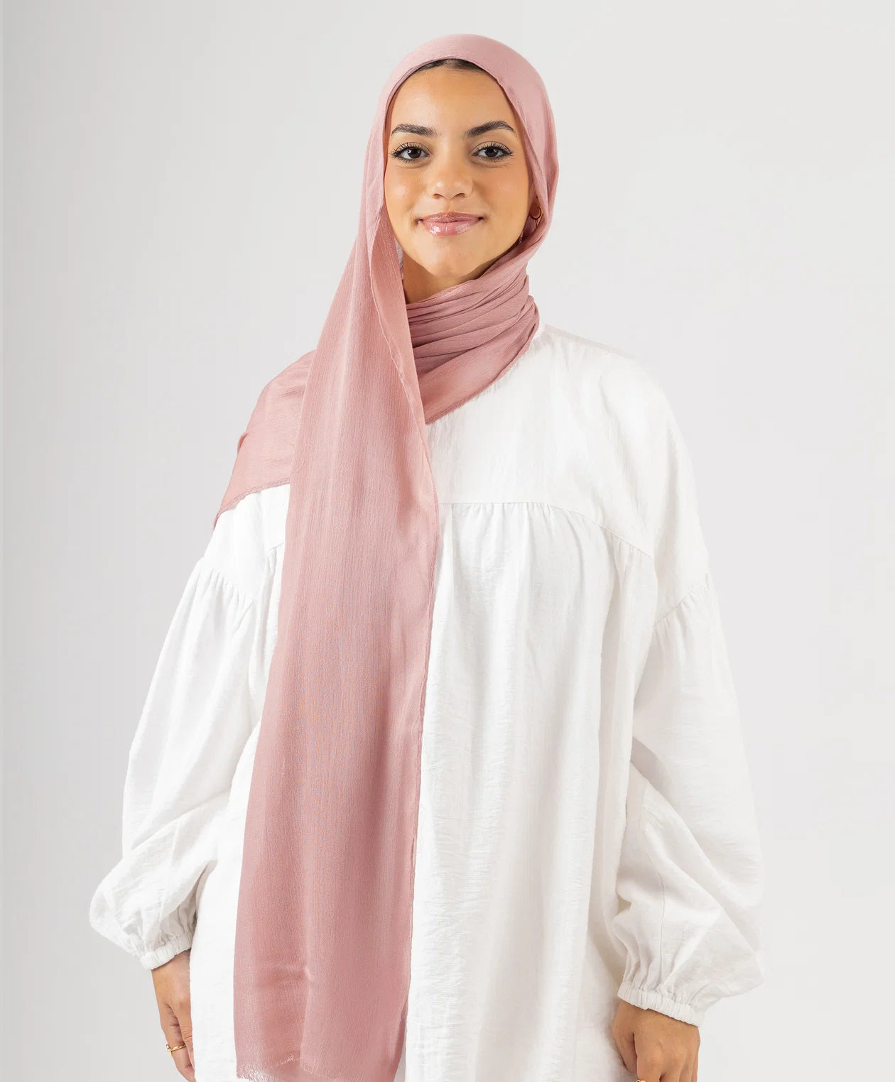 Elegance Crinkled Cotton Scarf