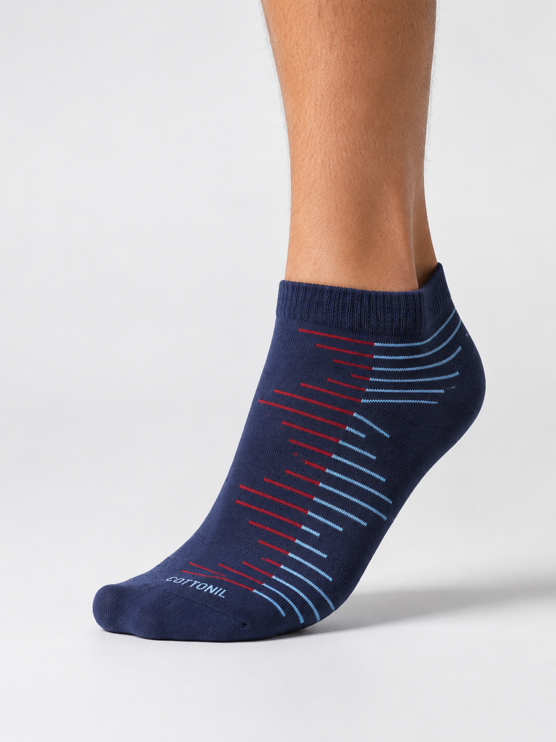 Men's Cushioned Ankle Socks — Breathable Egyptian Cotton