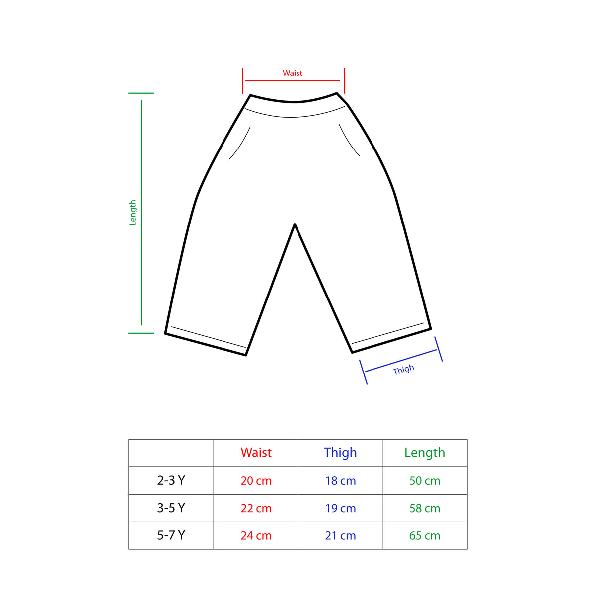 Straight pants blue stripes