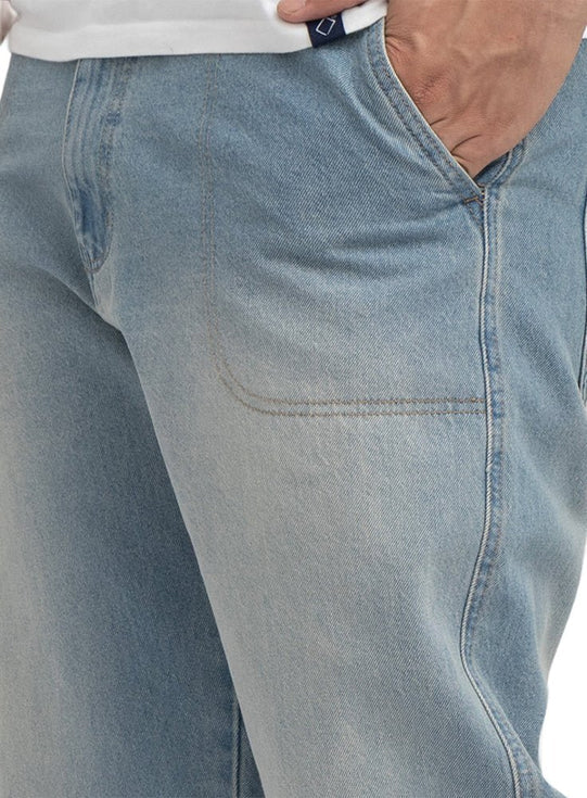 Blue 2 D49-Jeans Wide Leg Pant