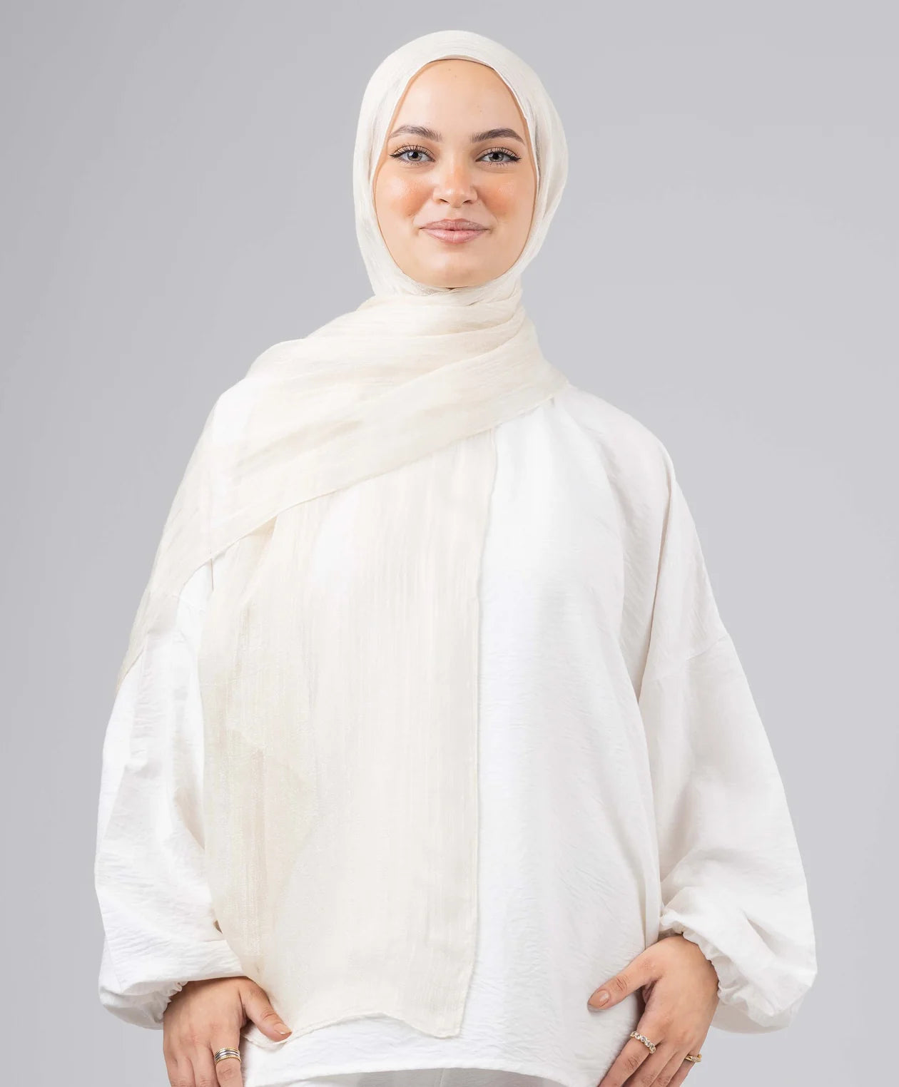 Linen Cotton Hijab Scarf — Le Voile