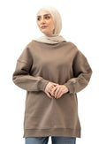 Cappuccino Long V-Over Size Sw-Round