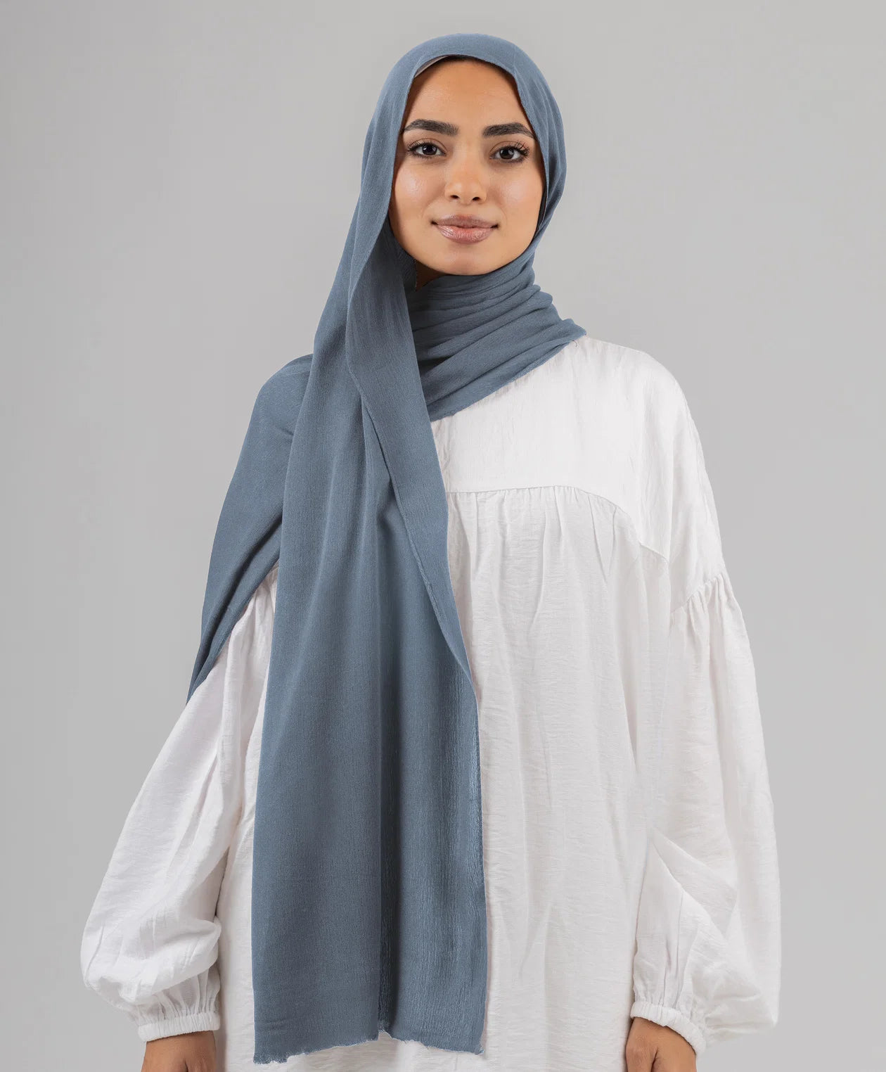 Elegance Crinkled Cotton Scarf
