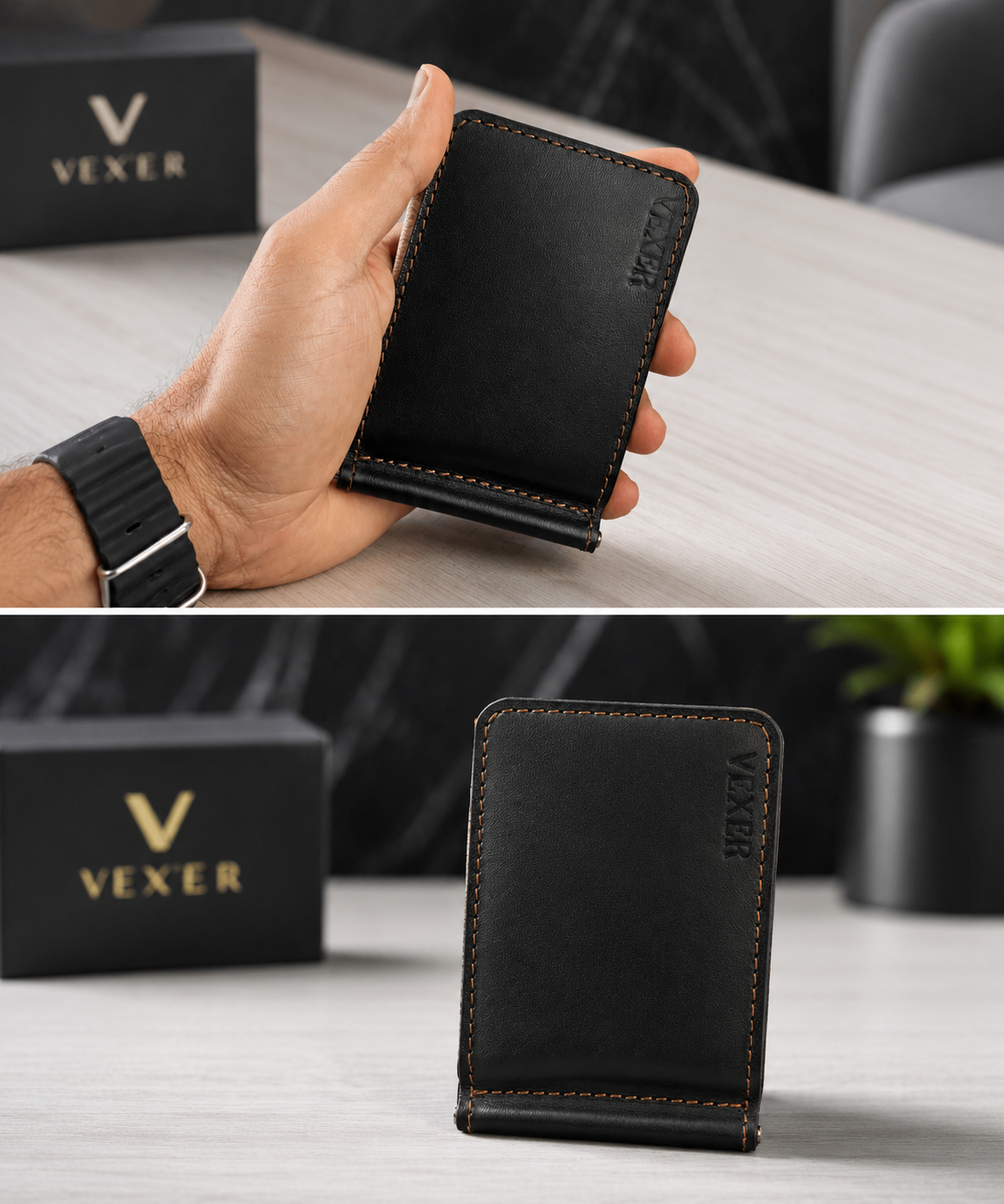 VEXER Genuine Leather Card Holder
