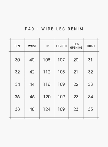Blue 5 D49-Jeans Wide Leg Pant
