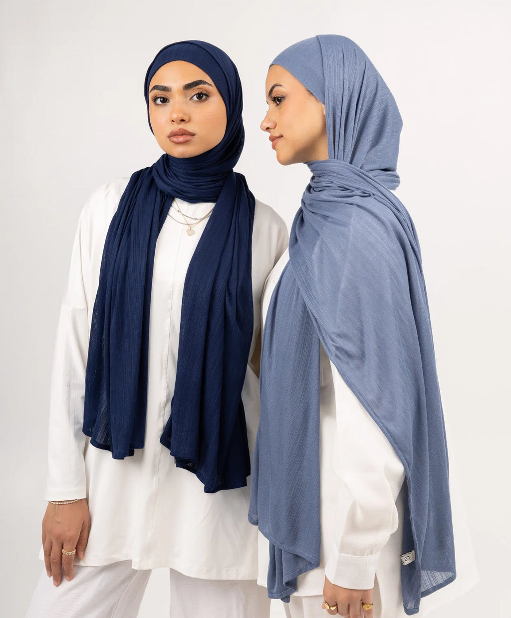 Kuwaiti Cotton-Lycra Hijab Set — Scarf & Bandana