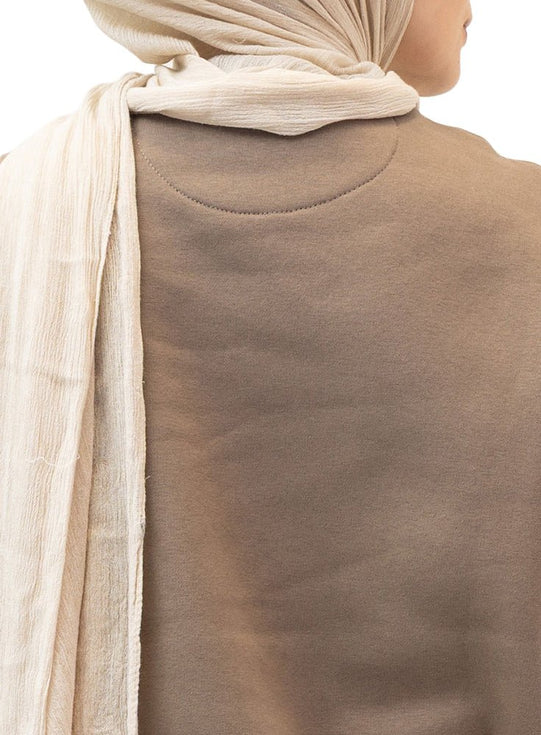 Cappuccino Long V-Over Size Sw-Round