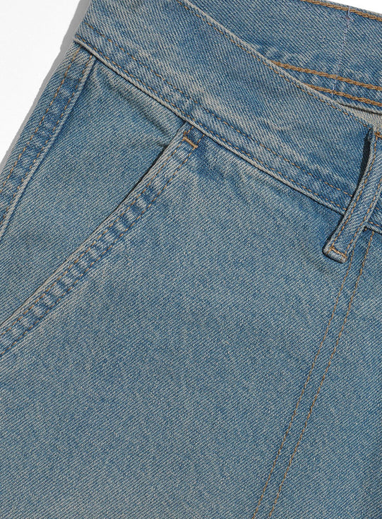 Blue 2 D49-Jeans Wide Leg Pant