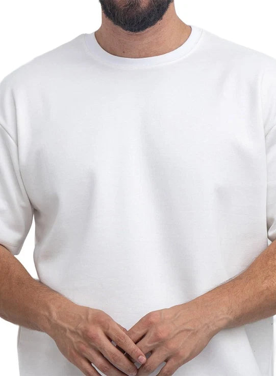 Off-White Over Size Round T-Shirt