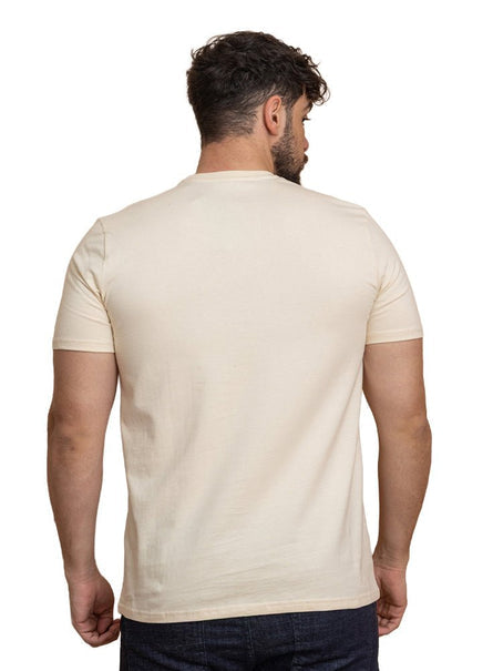 Light Latte Relaxed Round T-Shirt