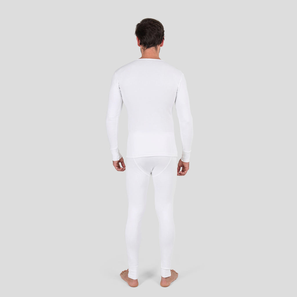 Men's Thermal Base Layer Set — Long-Sleeve Top & Bottoms, Modal